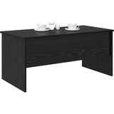 vidaXL Klubska miza Črni hrast 102 x 50,5 x 46,5 cm Konstruiran les | Shoptok.si