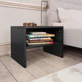 vidaXL Noćni ormarić od iverice crni 40 x 30 x 30 cm Cijene
