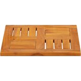 vidaXL Mizna plošča 40x40x2 cm kvadratna trdna bukovina | Shoptok.si