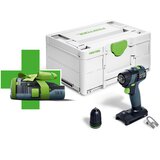 Festool baterijski vrtalni vijacnik TXS 18-Basic -3,0, vklj. 3,0 Ah baterijski paket, Systainer in hitrovpenjalna | Shoptok.si