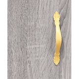 vidaXL Visoka komoda siva sonoma 69,5x34x180 cm inženirski les | Shoptok.si