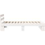 Krevetna konstrukcija Bijelo 80 x 200 cm Čvrsto borovo drvo | shoptok.hr