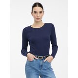 Orsay Women's Navy Blue Long Sleeve T-Shirt - Women's Cene