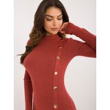Wool Fashion Italia Dress-AT-SK-2345-2.32-dark orange | Shoptok.si