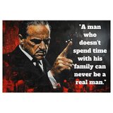  Slika THE GODFATHER na platnu | Personaliziran citat PAPILORA | Shoptok.si