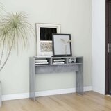  Konzolni stol siva boja betona 105 x 30 x 80 cm od iverice | shoptok.hr