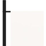 vidaXL Sobna pregrada s 3 panela krem-bijela 260 x 180 cm | shoptok.hr