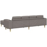  Kauč za dnevni boravak 3 pcs Sivo-smeđa Poliester | shoptok.hr