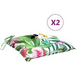 Jastuci za stolice 2 kom višebojni 50 x 50 x 7 cm od tkanine | shoptok.hr