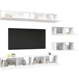  6-dijelni set TV ormarića bijeli od iverice | shoptok.hr