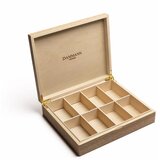 Dammann Frères Prazen lesen kovček Dammann, svetlo rjav | Shoptok.si