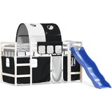  The living store otroški pograd s tunelom bel in črn 80x200 cm trdna borovina - otroški pograd, (21501369) | Shoptok.si