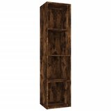 Maison Chic Knjižna omara - Knjižni regal dimljeni hrast 36x30x143 cm inženirski les, (21724933) | Shoptok.si