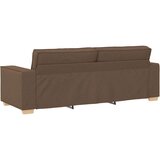  Set sofe od 3 dijela s jastucima smeđi tkanina | shoptok.hr