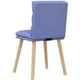  Jedilni stoli 4 kosi Jeans Blue Fabric, (21822527) | Shoptok.si