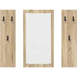  Vješalica za kapute na zidu Zidne Sonoma hrast 96 x 1,5 x 90 cm | shoptok.hr