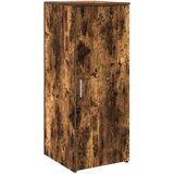  Sprejemna miza dimljeni hrast 135x50x103,5 cm inženirski les | Shoptok.si