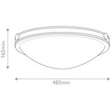  hinkley hk-collier-f-m-bx - plafonsko svetlo collier 3xE27/40W/230V, prečnik 48,3 cm | Eponuda.com
