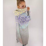 Pri Long cardigan colorful leopard sweater with wool | shoptok.hr