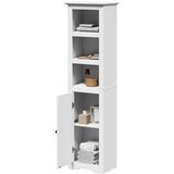Maison Chic Kopalniška omarica - Kopalniški kabinet "BODO" Bela 44x30x160 cm, (21794849) | Shoptok.si