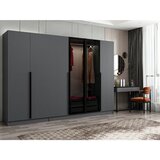 Woody Fashion Ormar Kale Plus-7804, 270x210x52 cm, Siva Cijene