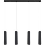 Sollux Lighting Viseča svetilka KARBON 4L črna, (5000352305) | Shoptok.si