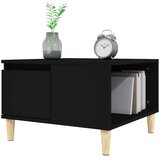  Stolić za kavu crni 55 x 55 x 36,5 cm od konstruiranog drva | shoptok.hr