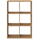 vidaXL Pregrada / regal za knjige boja hrasta 69,5x29x103,5 cm drveni | shoptok.hr