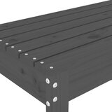  Vrtna klupa siva 80 x 38 x 45 cm od masivne borovine | shoptok.hr