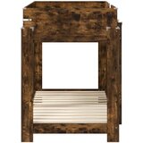  Krevet na kat za djecu s madracem Dimljeni hrast 90 x 160 cm | shoptok.hr