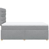  Krevet s oprugama i madracem svjetlosivi 120x190 cm od tkanine | shoptok.hr