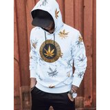 DStreet Bluza męska z nadrukiem biała | Shoptok.si