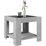  Stolić za kavu LED siva boja betona 53x53x45 cm drveni | Eponuda.com