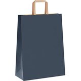  Papirnate vrećice 250 kom s ručkama plave 26x12x35 cm | shoptok.hr