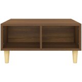vidaXL stolić za kavu boja smeđeg hrasta 60 x 60 x 30 cm od iverice | shoptok.hr