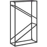  Stalak za drva crni 60x25x100 cm hladno valjani čelik | shoptok.hr