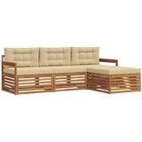  Set vanjskih sofa Prirodna i bež 249,5 x 162,5 x 73 cm | Eponuda.com