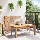  Vrtna klupa i set stolica 2 Komad Smeđa Čvrsto teak drvo | shoptok.hr