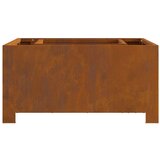 vidaXL Jeklo za izpostavljenost vremenskim vplivom/Rjava 60 x 60 x 30 cm | Shoptok.si