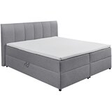 MID.YOU POSTELJA BOXSPRING 180 cm x 200 cm , tekstil siva | Shoptok.si