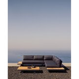 Kave Home Temno siva/v naravni barvi aluminijasta vrtna garnitura za 5 oseb Tosqueta – | Shoptok.si