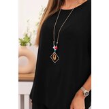 Kesi Włoski Women's set with a loose blouse and wide pants black | shoptok.hr