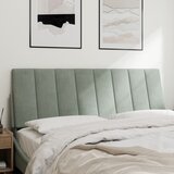  Jastuk za uzglavlje Hanko svjetlosivi 120 cm baršunasti | shoptok.hr