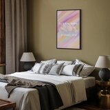  Slika - Try to Be a Rainbow (1 Part) Vertical 80x120 U crnom drvenom okviru | shoptok.hr
