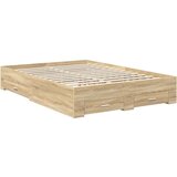  Konstrukcija postelje Sonoma hrast 150 x 200 cm Konstruiran les, (5000102251) | Shoptok.si