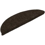 Prostirke za stepenice, samoljepljive, 10 kom, 56x17x3 cm, tamnosmeđe, poluokrugle | Shoptok.si
