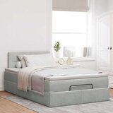 vidaXL Okvir za krevet s madraca svjetlosivi 120x190 cm baršunasti | shoptok.hr