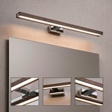 Brilagi LED kupatilsko osvetljenje za ogledalo WOODY MIRROR 3u1 LED/12W/230V IP44 hrom/hrast-orah | Eponuda.com