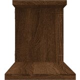  Stenska TV polica rjav hrast 125x18x23 cm konstruiran les, (20601089) | Shoptok.si