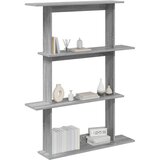  Stenska polica Siva Sonoma 100 x 20 x 126 cm Inženirski les, (5000307200) | Shoptok.si